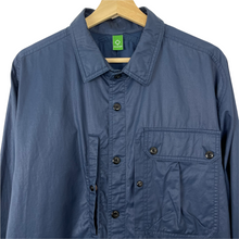 Load image into Gallery viewer, Ma.Strum Navy Blue Button Up Multi Pocket Overshirt - Extra Large (XL) PTP 24.5"