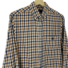 Load image into Gallery viewer, Aquascutum House Check Long Sleeved Shirt - Small (S) PTP 20"