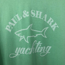 Load image into Gallery viewer, Paul and Shark Green Short Sleeved Logo T-Shirt - Extra Large (XL) PTP 21"