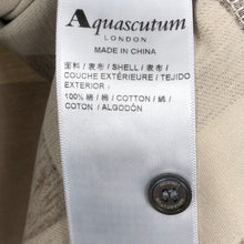 Load image into Gallery viewer, Aquascutum Block Check Short Sleeved Polo - Small (S) PTP 19.75"