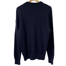 Load image into Gallery viewer, Paul and Shark Navy 100% Wool Crew Neck Sweater - Extra Large (XL) PTP 22"
