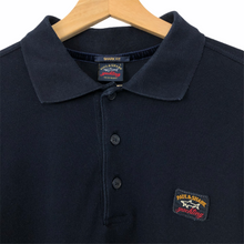 Load image into Gallery viewer, Paul and Shark Navy Long Sleeved Polo - Large (L) PTP 20.5"