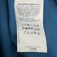 Load image into Gallery viewer, Stone Island Blue Button Up Hooded Overshirt - Medium (M) PTP 21.75"