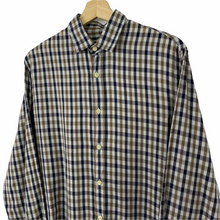 Load image into Gallery viewer, Aquascutum House Check Long Sleeved Shirt - Small (S) PTP 21"