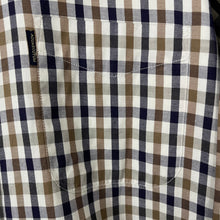 Load image into Gallery viewer, Aquascutum House Check Long Sleeved Shirt - Large (L) PTP 24.5"