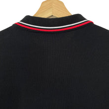 Load image into Gallery viewer, Prada Black Rubber Logo Short Sleeved Polo - Double Extra Large (XXL) PTP 21.75"