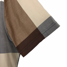 Load image into Gallery viewer, Aquascutum Block Check Short Sleeved Shirt - Small (S) PTP 20.25"