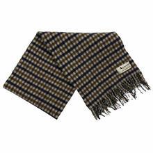 Load image into Gallery viewer, Aquascutum Classic House Check 100% Lambswool Scarf - One Size Fits All