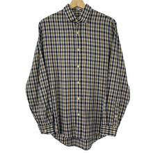 Load image into Gallery viewer, Aquascutum House Check Long Sleeved Shirt - Small (S) PTP 21"