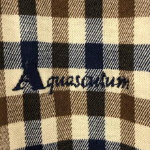 Load image into Gallery viewer, Aquascutum Flannel House Check Long Sleeved Shirt - Medium (M) PTP 22.5"