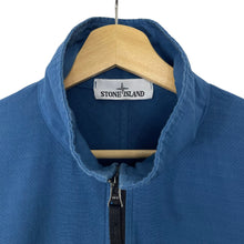 Load image into Gallery viewer, Stone Island Blue 1/4 Zip Popover Ripstop Smock - Small (S) PTP 23.75"