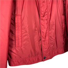 Load image into Gallery viewer, Paul and Shark Red Hooded Shimmer Jacket - Large (L) PTP 24.75"