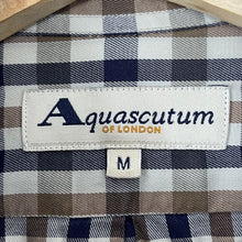 Load image into Gallery viewer, Aquascutum House Check Long Sleeved Shirt - Medium (M) PTP 23"