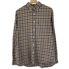 Load image into Gallery viewer, Aquascutum House Check Long Sleeved Shirt - Large (L) PTP 22"