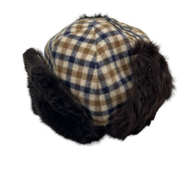 Load image into Gallery viewer, Aquascutum House Check Wool Trapper Hat - Large (L)