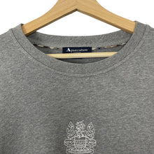 Load image into Gallery viewer, Aquascutum Grey Crew Neck Logo Sweater - Triple Extra Large (XXXL) PTP 26"