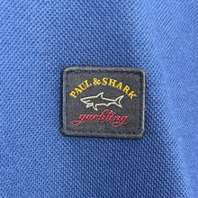 Load image into Gallery viewer, Paul and Shark Blue Long Sleeved Polo - Extra Large (XL) PTP 23"