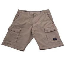 Load image into Gallery viewer, Paul and Shark Beige Bermuda Cargo Shorts - W 34"