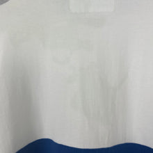 Load image into Gallery viewer, Benetton White / Blue Long Sleeved Rugby Shirt - Double Extra Large (XXL) PTP 25"