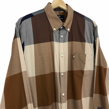 Load image into Gallery viewer, Aquascutum Block Check Long Sleeved Shirt - Extra Large (XL) PTP 23"