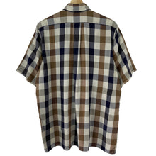 Load image into Gallery viewer, Aquascutum Block Check Short Sleeved Shirt - Medium (M) PTP 23.5"