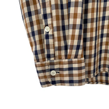 Load image into Gallery viewer, Aquascutum House Check Long Sleeved Shirt - Large (L) PTP 21.75"