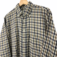 Load image into Gallery viewer, Aquascutum House Check Long Sleeved Shirt - Large (L) PTP 24.5"