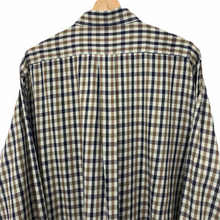 Load image into Gallery viewer, Aquascutum House Check Long Sleeved Shirt - Large (L) PTP 25"