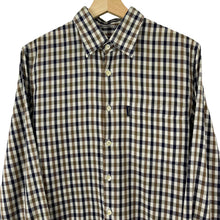 Load image into Gallery viewer, Aquascutum House Check Long Sleeved Shirt - Small (S) PTP 20.75"