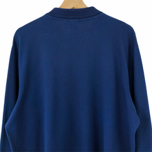 Load image into Gallery viewer, Paul and Shark Blue Long Sleeved Polo - Double Extra Large (XXL) PTP 24.25"