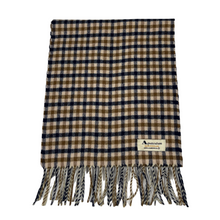 Load image into Gallery viewer, Aquascutum Classic House Check 100% Lambswool Scarf - One Size Fits All