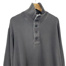 Load image into Gallery viewer, C.P Company Grey Half Zip Button Up Pullover - Double Extra Large (XXL) PTP 26"