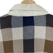 Load image into Gallery viewer, Aquascutum Block Check Long Sleeved Rugby Shirt - Large (L) PTP 22.75"