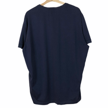 Load image into Gallery viewer, Aquascutum Navy / Check Short Sleeved T-Shirt - Double Extra Large (XXL) PTP 25.5"