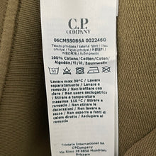 Load image into Gallery viewer, C.P Company Khaki Green Crew Neck Logo Sweater - Extra Large (XL) PTP 23"