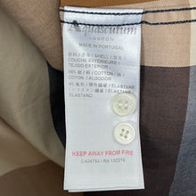 Load image into Gallery viewer, Aquascutum Block Check Short Sleeved Shirt - Medium (M) PTP 21.25"