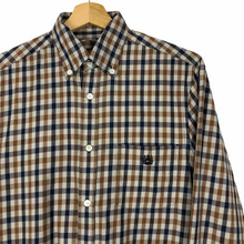 Load image into Gallery viewer, Aquascutum House Check Long Sleeved Shirt - Small (S) PTP 19.75"