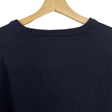 Load image into Gallery viewer, Paul and Shark Navy Crew Neck Eco Wool Sweater - Large (L) PTP 21.5"