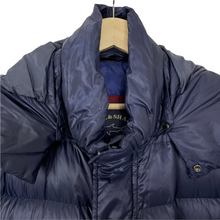 Load image into Gallery viewer, Paul and Shark Navy 700 Down Fill Puffer Jacket - Triple Extra Large (XXXL) PTP 27.5"
