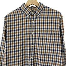 Load image into Gallery viewer, Aquascutum House Check Long Sleeved Shirt - Large (L) PTP 22"