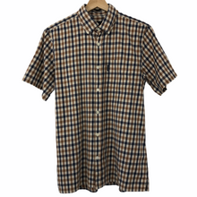 Load image into Gallery viewer, Aquascutum House Check Short Sleeved Shirt - Medium (M) PTP 20.5"