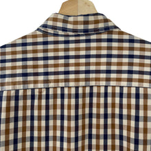 Load image into Gallery viewer, Aquascutum House Check Short Sleeved Shirt - Extra Large (XL) PTP 22"