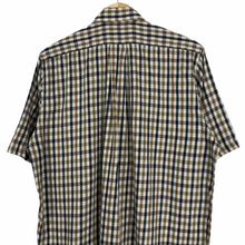 Load image into Gallery viewer, Aquascutum House Check Short Sleeved Shirt - Medium (M) PTP 23"
