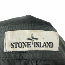 Load image into Gallery viewer, Stone Island Dark Grey Zip Up Overshirt - Medium (M) PTP 21"