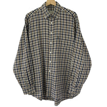 Load image into Gallery viewer, Aquascutum House Check Long Sleeved Shirt - Large (L) PTP 25"