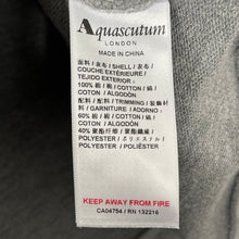 Load image into Gallery viewer, Aquascutum Grey Crew Neck Logo Sweater - Triple Extra Large (XXXL) PTP 26"