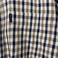 Load image into Gallery viewer, Aquascutum House Check Long Sleeved Shirt - Large (L) PTP 25"