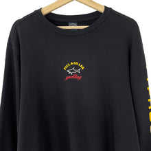 Load image into Gallery viewer, Paul and Shark Black Tyhoon 2000 Sweater - Extra Large (XL) PTP 24"