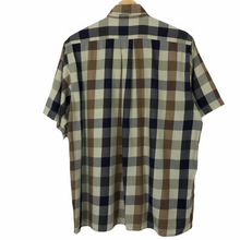 Load image into Gallery viewer, Aquascutum Block Check Short Sleeved Shirt - Medium (M) PTP 23"