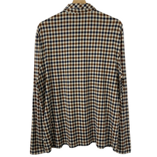 Load image into Gallery viewer, Aquascutum House Check Long Sleeved Polo - Extra Large (XL) PTP 24.25"